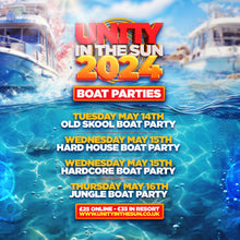 Unity Boat Parties 2024